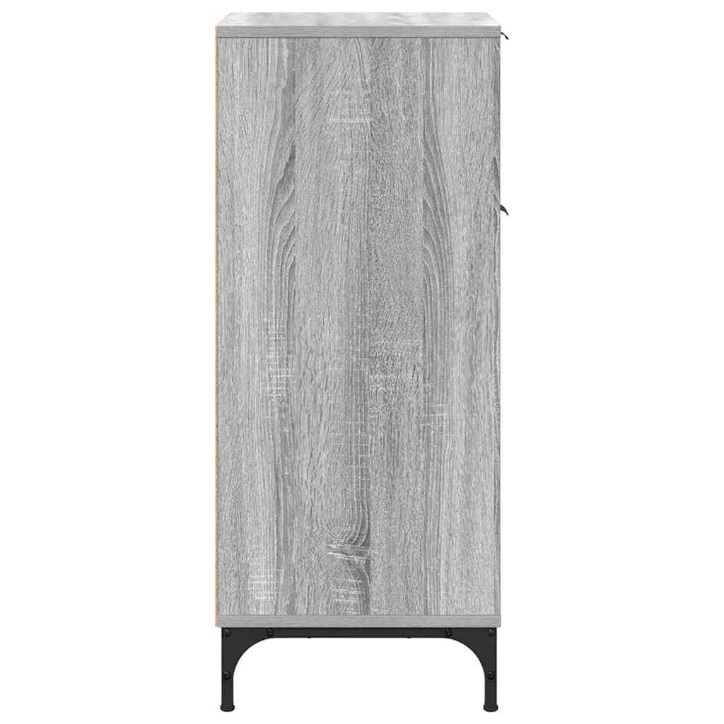 Badezimmerschrank mit Speicher Graues Sonoma 39,5 x 36 x 88 cm