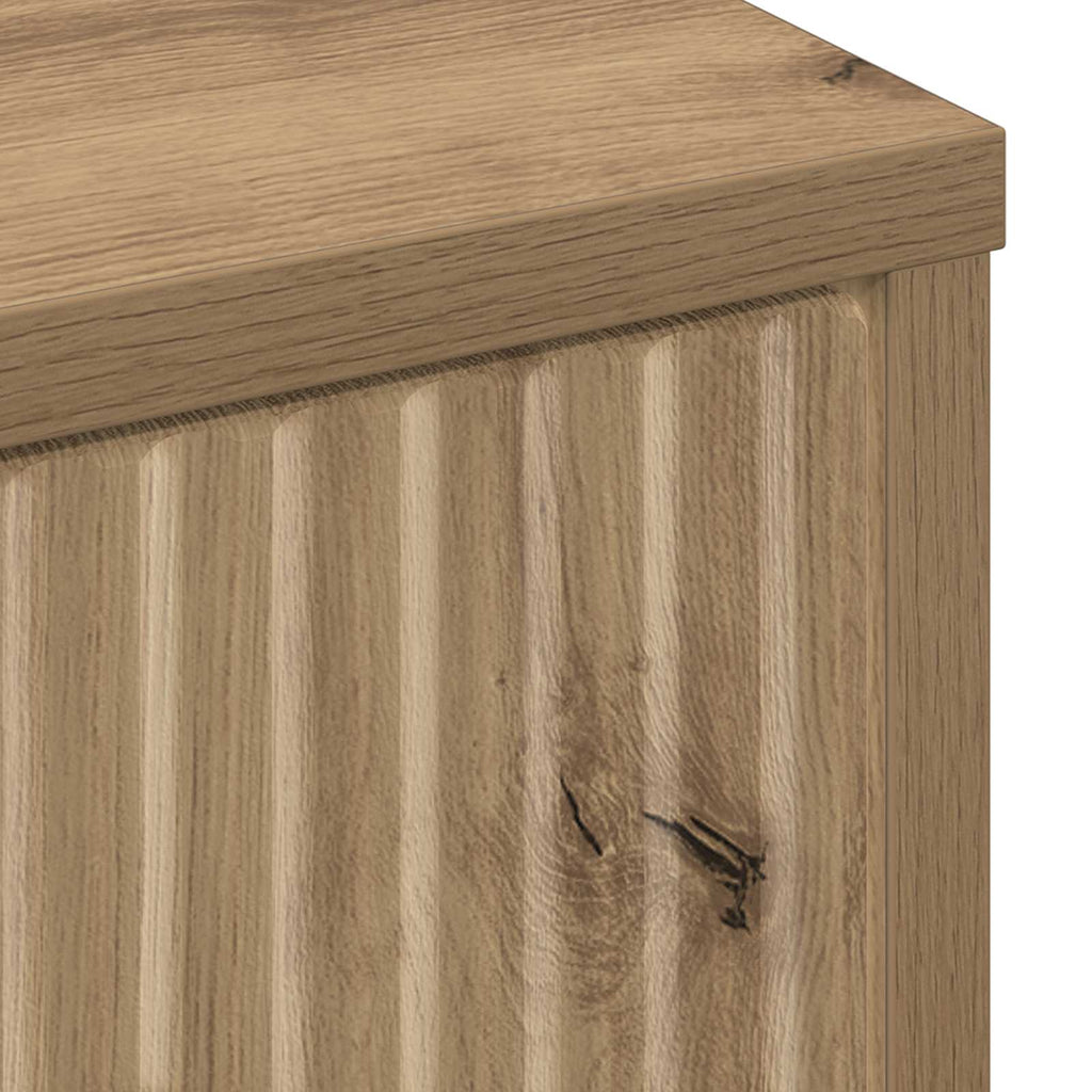Badezimmerschrank mit Speicher Artisan-Eiche 39,5 x 36 x 88 cm
