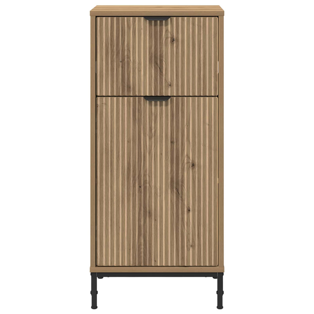 Badezimmerschrank mit Speicher Artisan-Eiche 39,5 x 36 x 88 cm