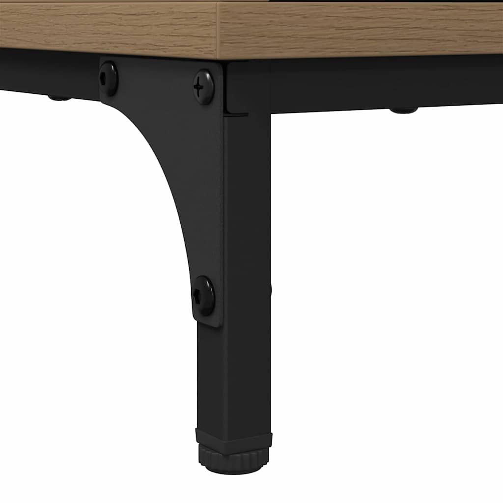 Badezimmerschrank mit Speicher Artisan-Eiche 31,5 x 33 x 190 cm