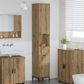 Badezimmerschrank mit Speicher Artisan-Eiche 31,5 x 33 x 190 cm