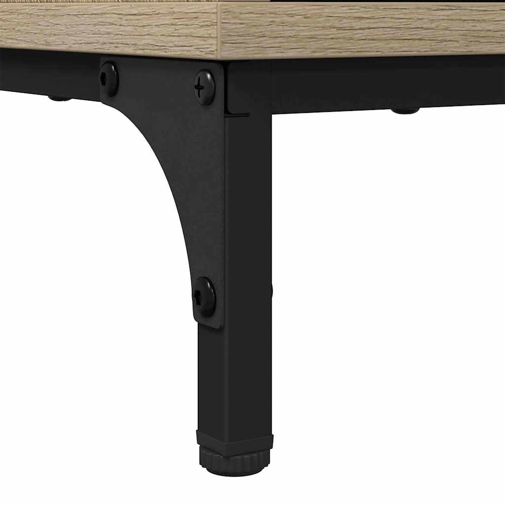 Waschbeckenschrank mit Tür Sonoma-Eiche 60,5 x 33,5 x 61 cm