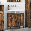 Waschbeckenschrank Geräucherte Eiche 60,5 x 33,5 x 61 cm