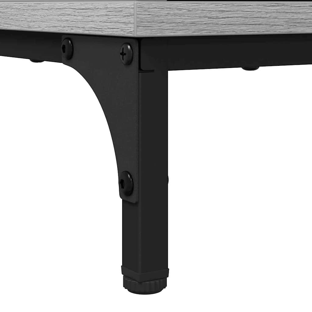 Waschbeckenschrank mit Tür Graues Sonoma 60,5 x 33,5 x 61 cm