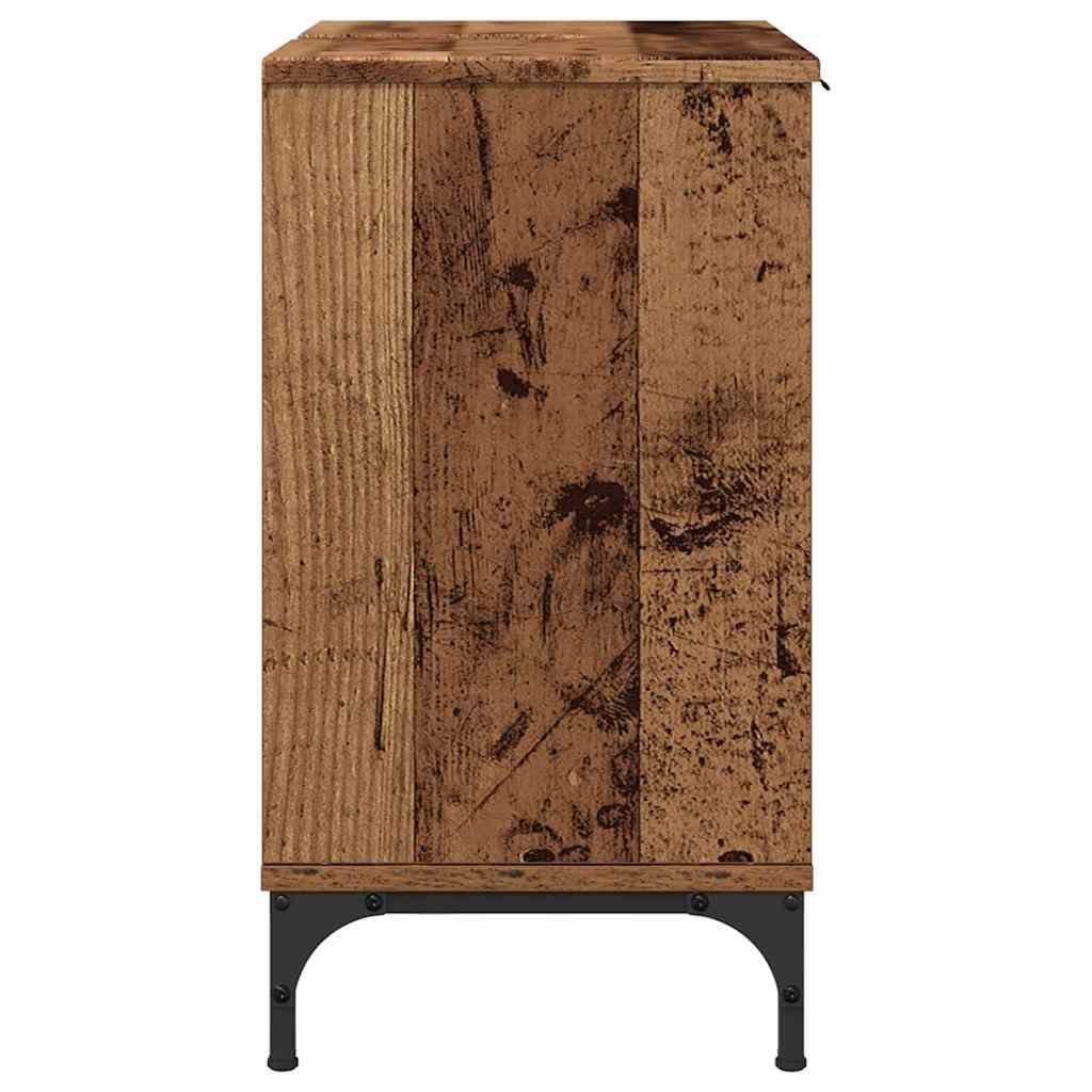 Waschbeckenschrank Altholz 60,5 x 33,5 x 61 cm Holzwerkstoff