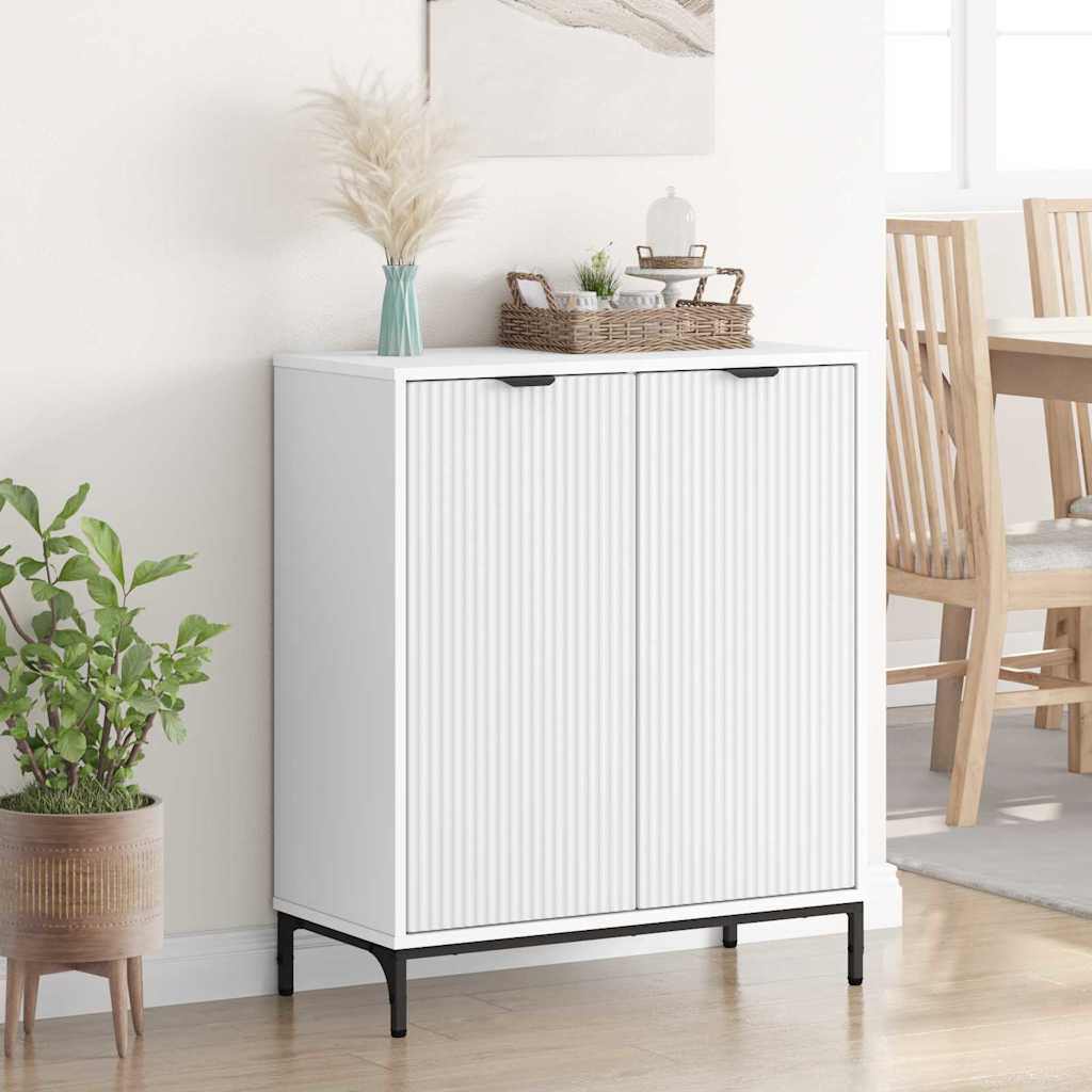 Sideboard Weiß 69,5 x 33 x 82 cm Holzwerkstoff