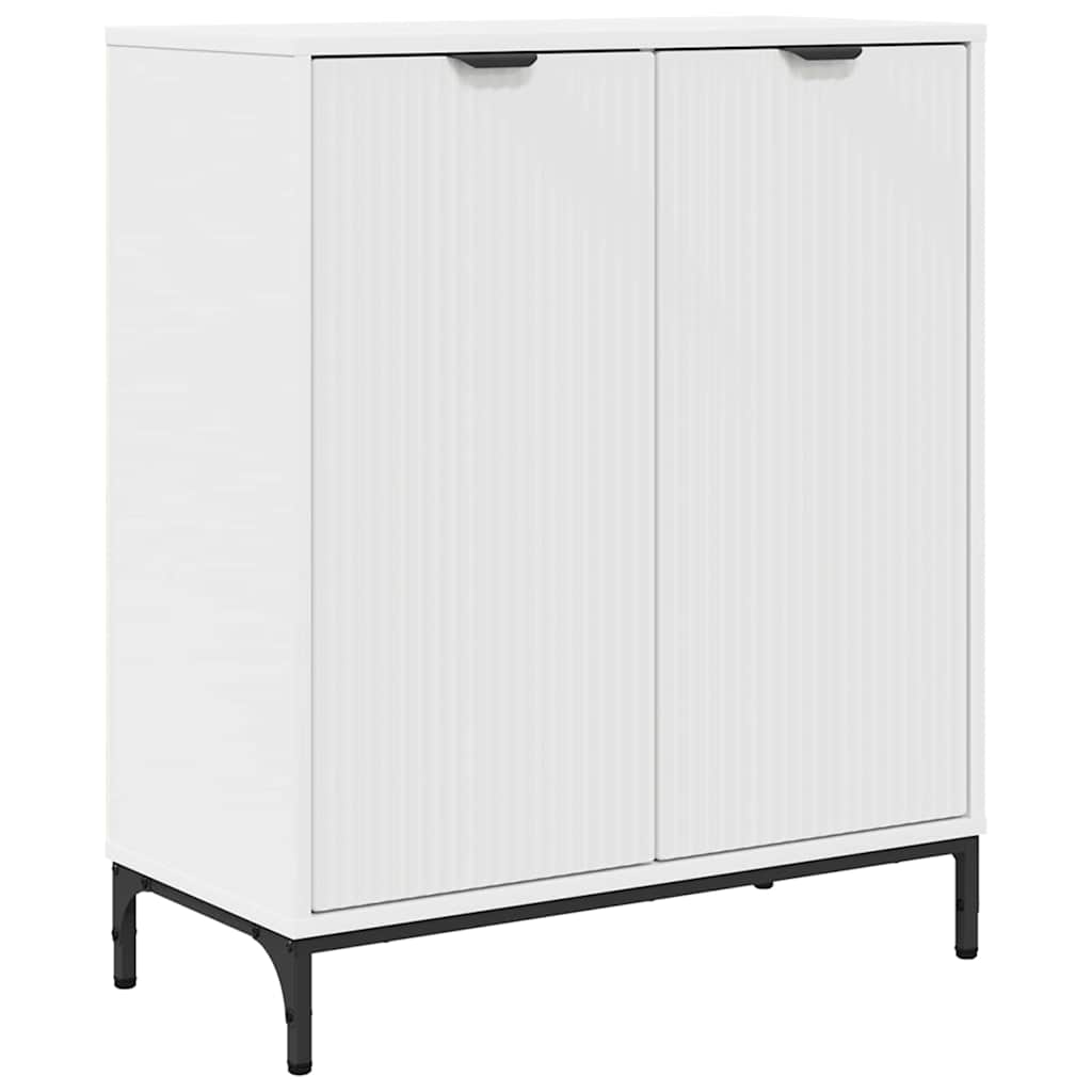 Sideboard Weiß 69,5 x 33 x 82 cm Holzwerkstoff
