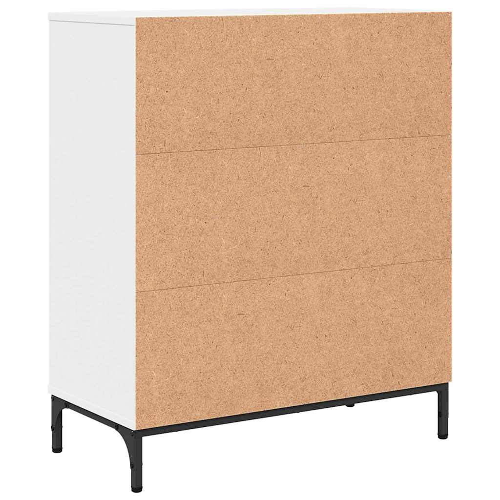 Sideboard Weiß 69,5 x 33 x 82 cm Holzwerkstoff