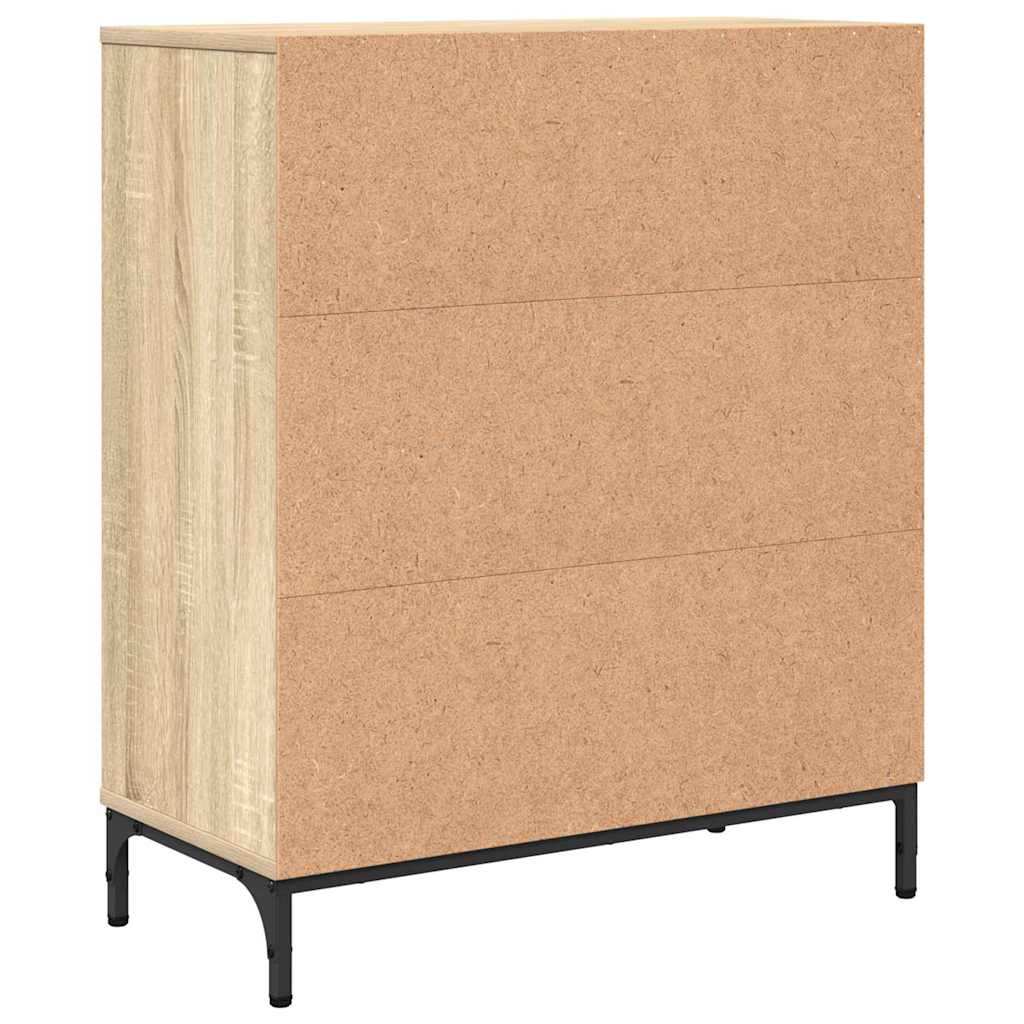 Sideboard Sonoma-Eiche 69,5 x 33 x 82 cm Holzwerkstoff