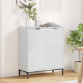 Sideboard Hochglanz Weiß 69,5 x 33 x 82 cm Holzwerkstoff