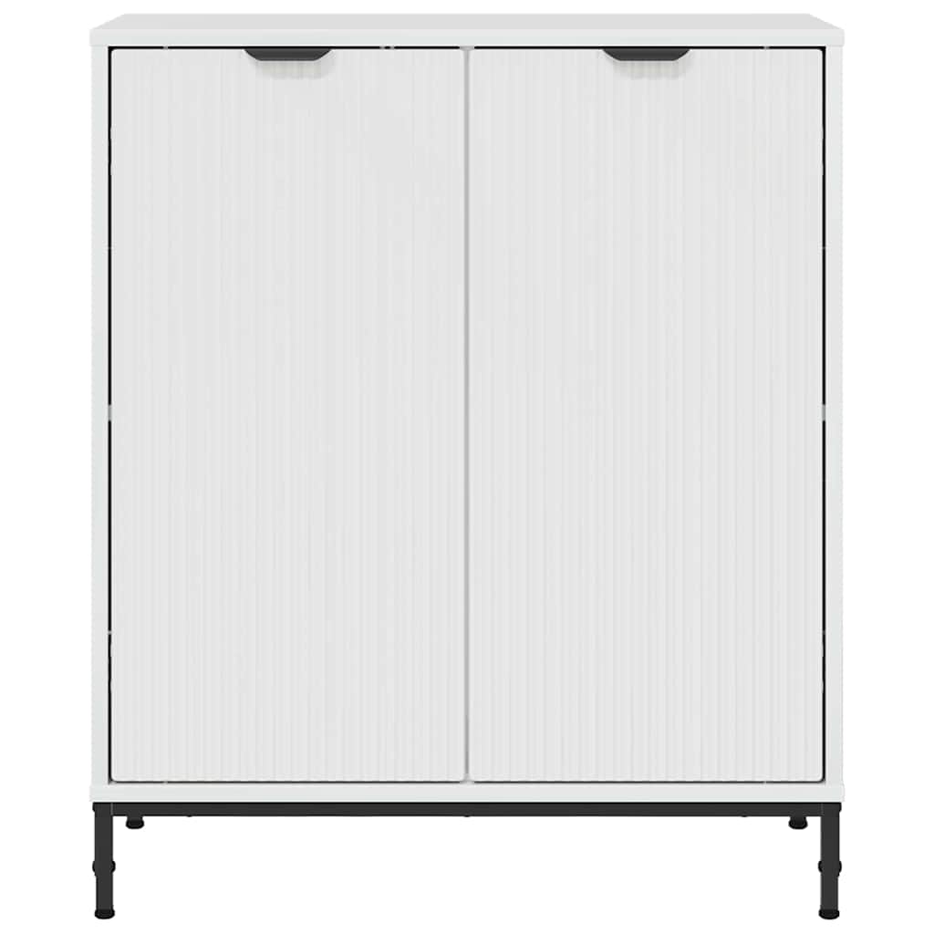 Sideboard Hochglanz Weiß 69,5 x 33 x 82 cm Holzwerkstoff