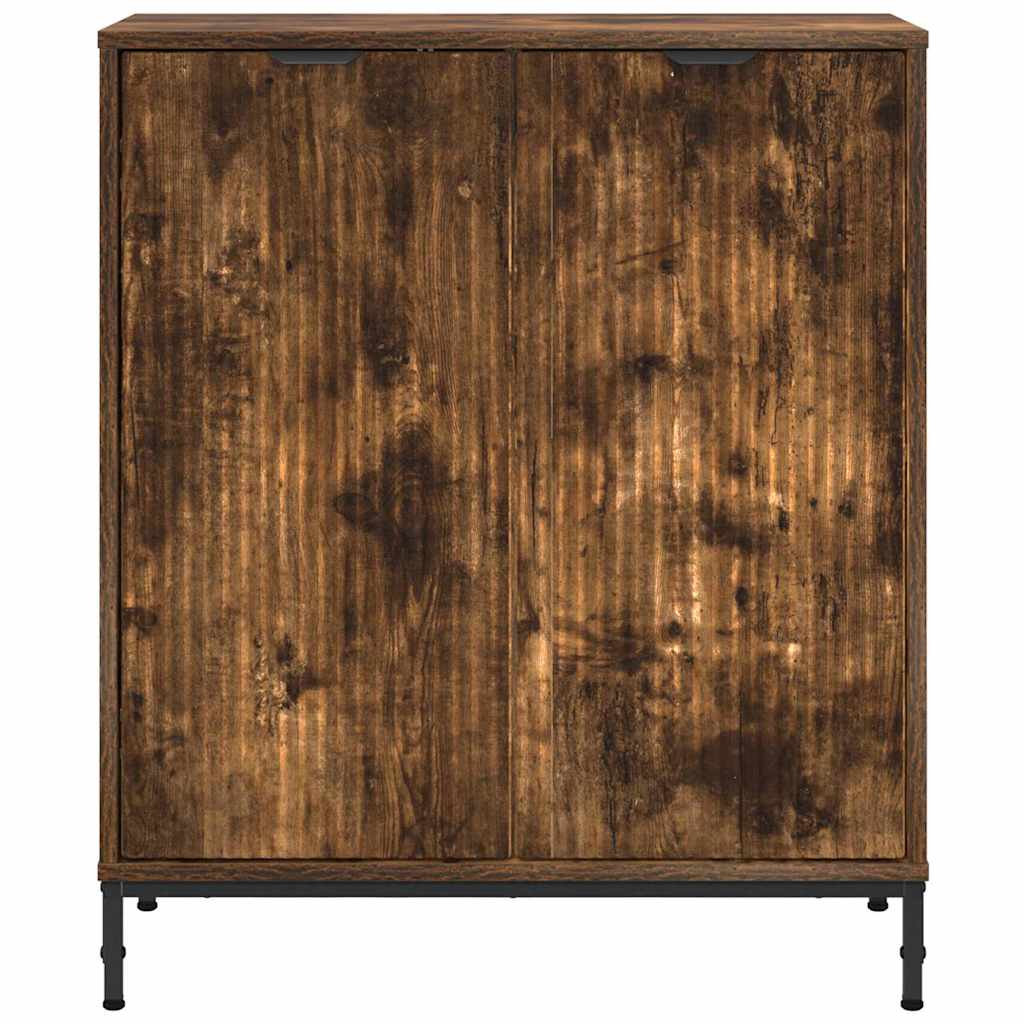 Sideboard Geräucherte Eiche 69,5 x 33 x 82 cm Holzwerkstoff