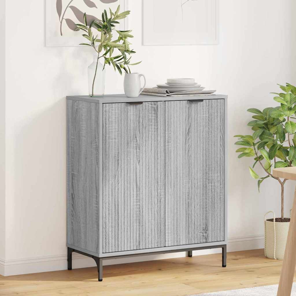 Sideboard Graues Sonoma 69,5 x 33 x 82 cm Holzwerkstoff