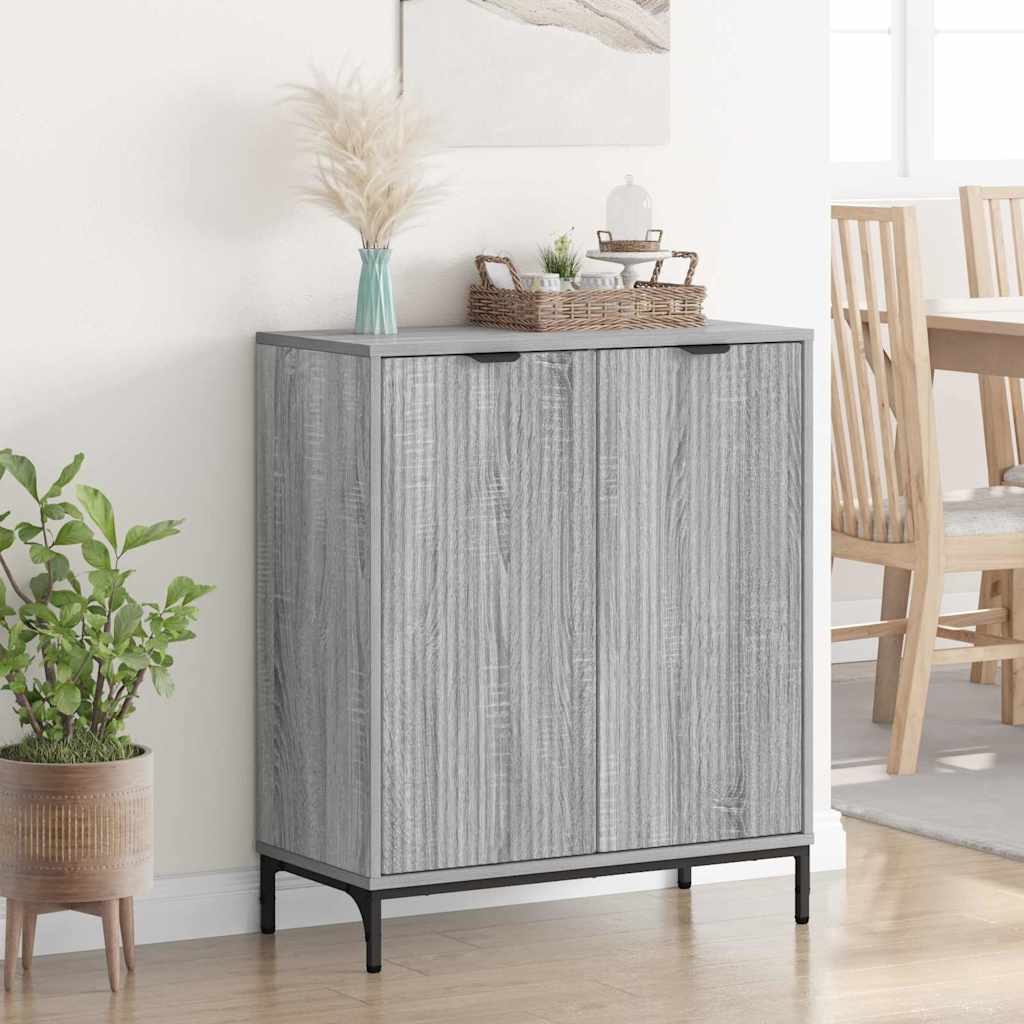 Sideboard Graues Sonoma 69,5 x 33 x 82 cm Holzwerkstoff