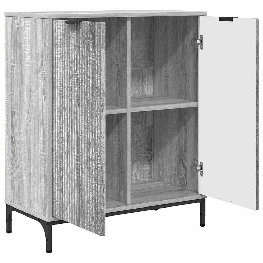 Sideboard Graues Sonoma 69,5 x 33 x 82 cm Holzwerkstoff