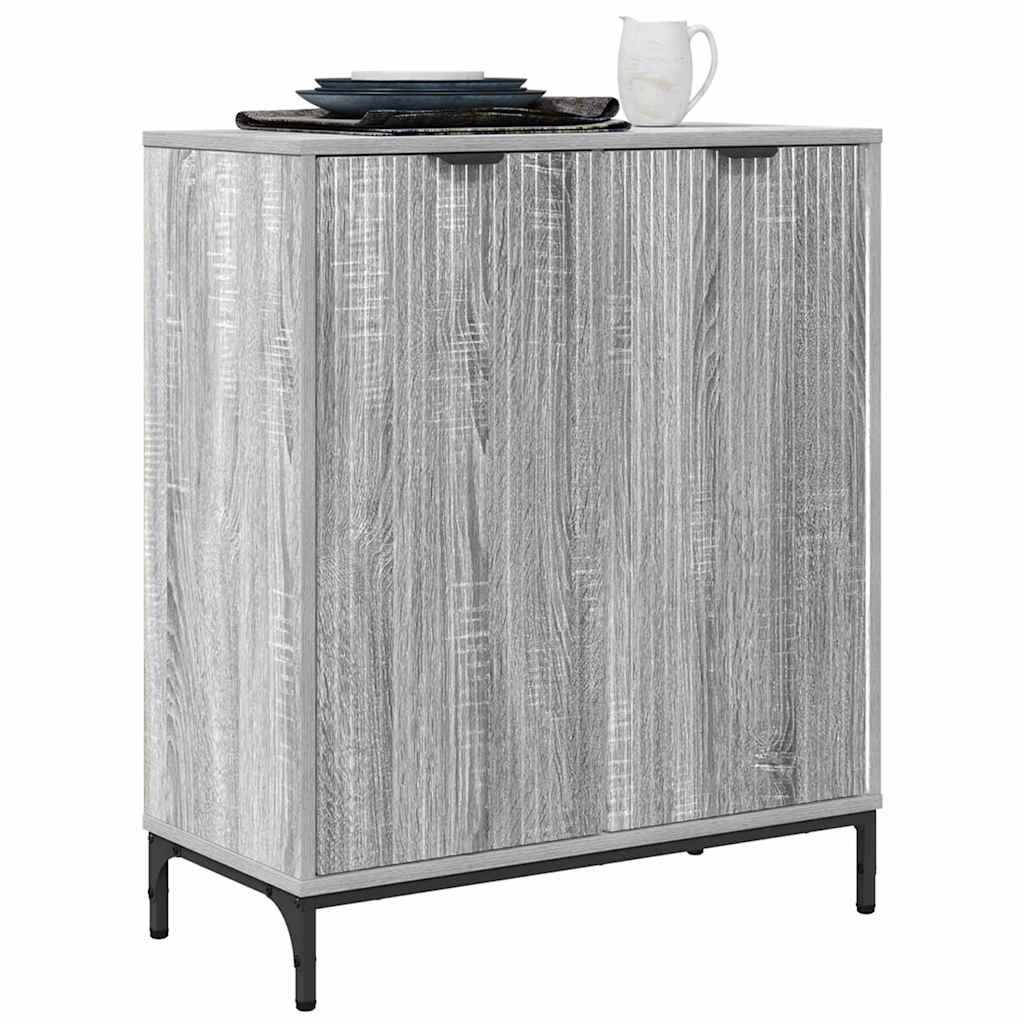 Sideboard Graues Sonoma 69,5 x 33 x 82 cm Holzwerkstoff