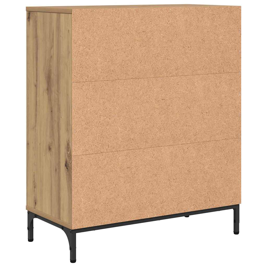Sideboard Artisan-Eiche 69,5 x 33 x 82 cm Holzwerkstoff