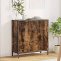 Sideboard Geräucherte Eiche 79,5 x 33 x 82 cm Holzwerkstoff