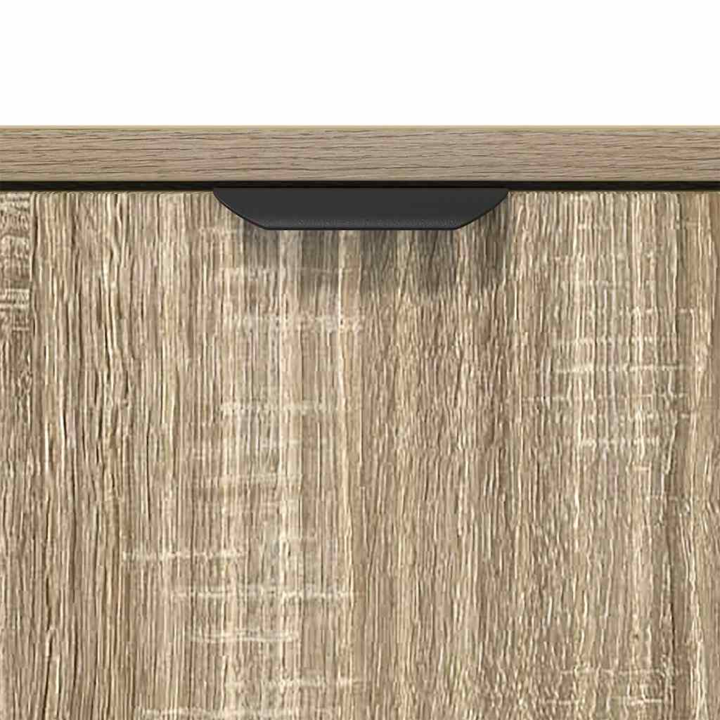 Sideboard Sonoma-Eiche 89,5 x 33 x 82 cm Holzwerkstoff