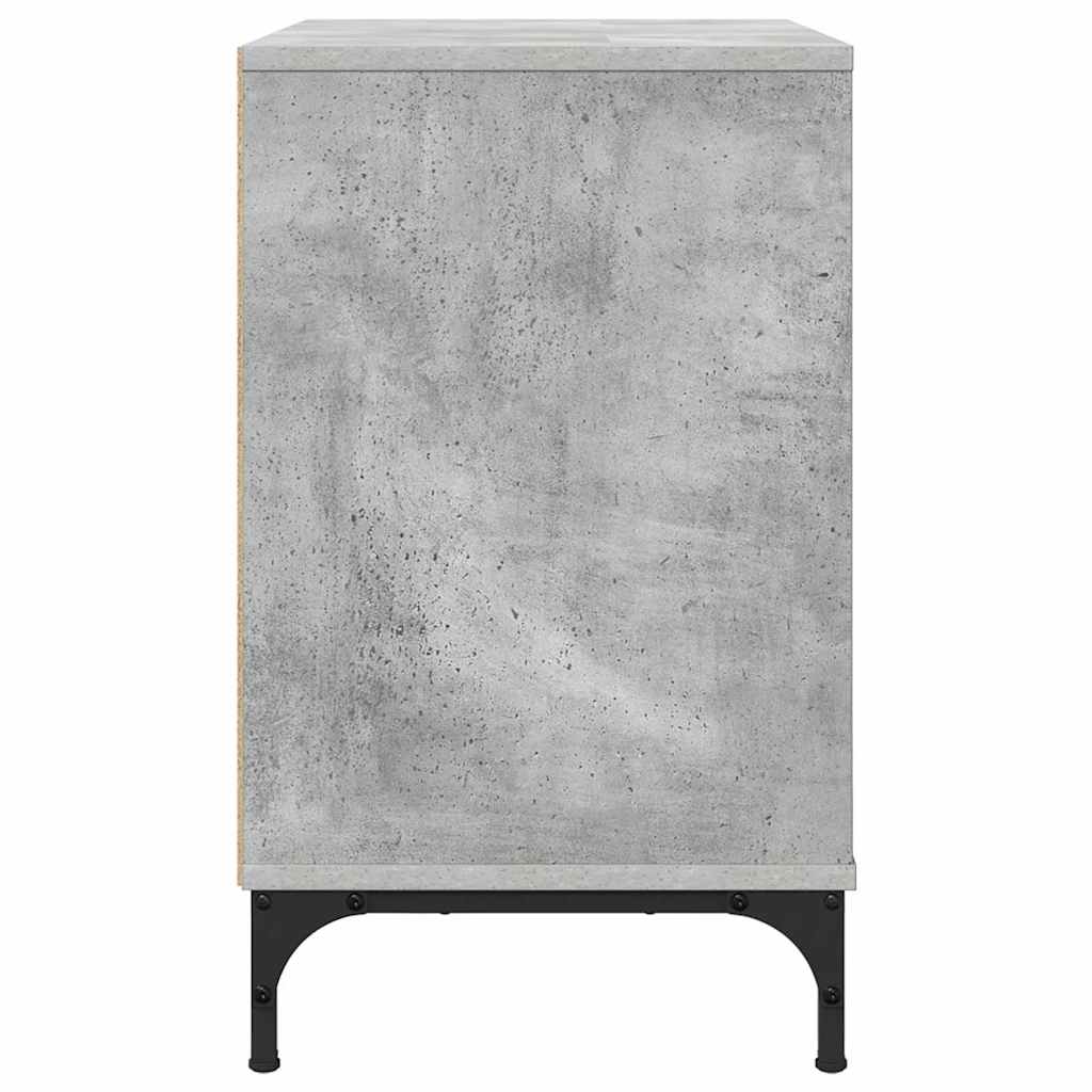 Nachttisch Betongrau 63,5 x 36 x 61 cm Holzwerkstoff