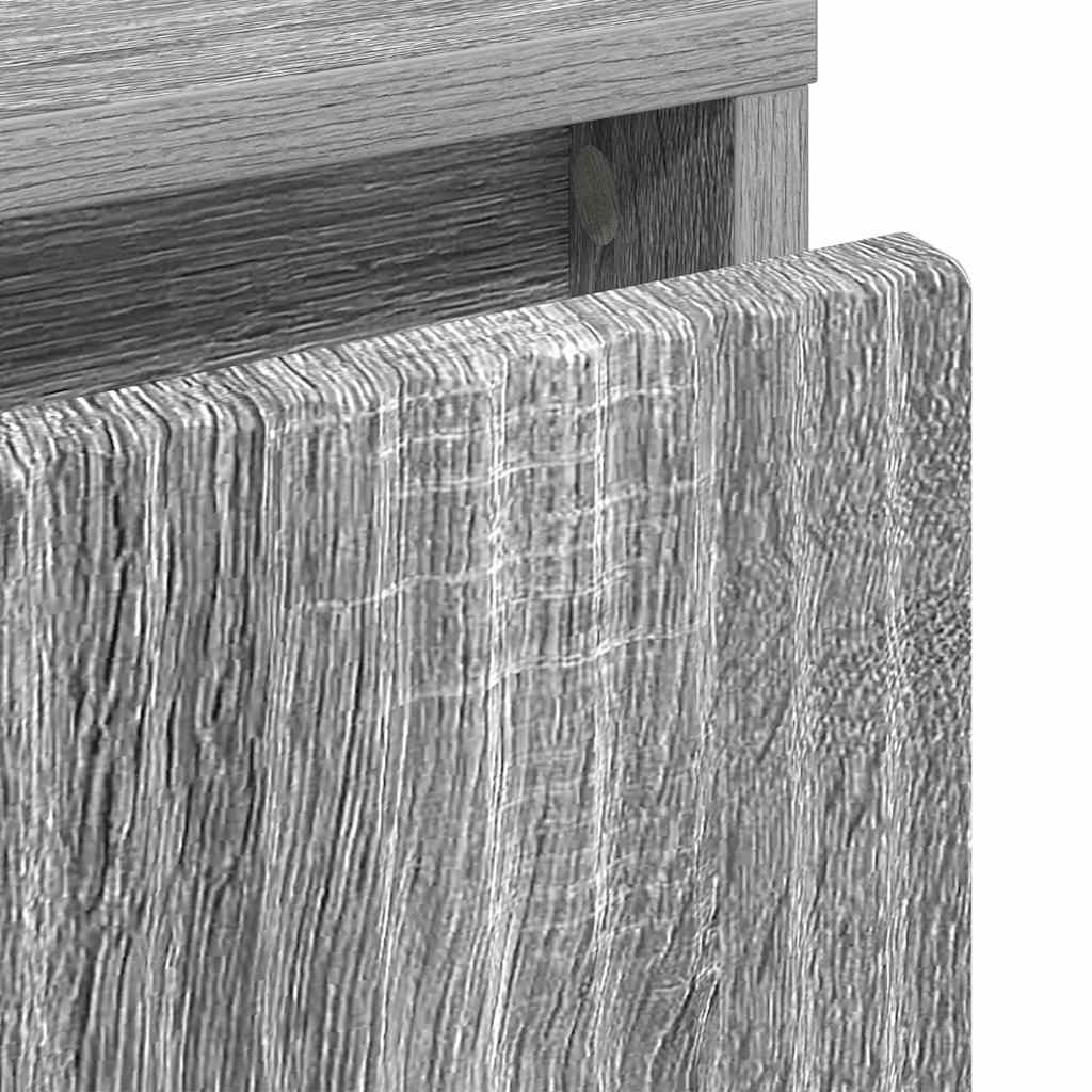 Nachttisch Grau Sonoma 63,5 x 36 x 61 cm Holzwerkstoff