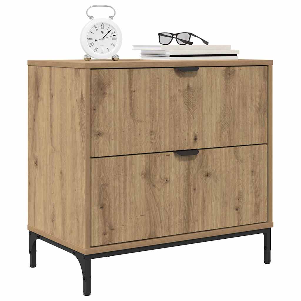 Nachttisch Artisan-Eiche 63,5 x 36 x 61 cm Holzwerkstoff