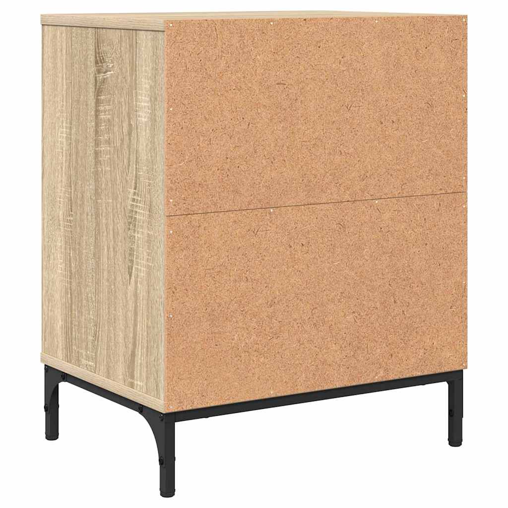 Nachttisch 2 pcs Sonoma-Eiche 49 x 36 x 61 cm Holzwerkstoff