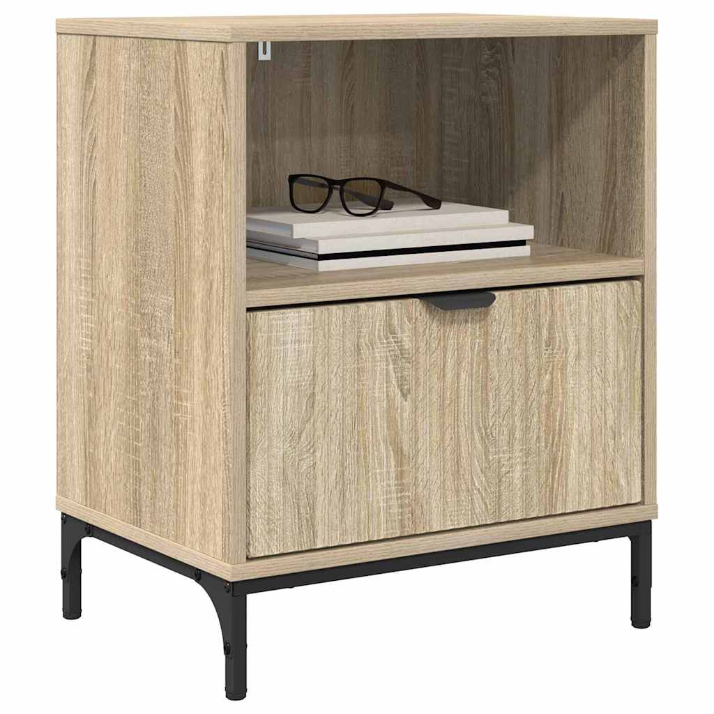 Nachttisch 2 pcs Sonoma-Eiche 49 x 36 x 61 cm Holzwerkstoff