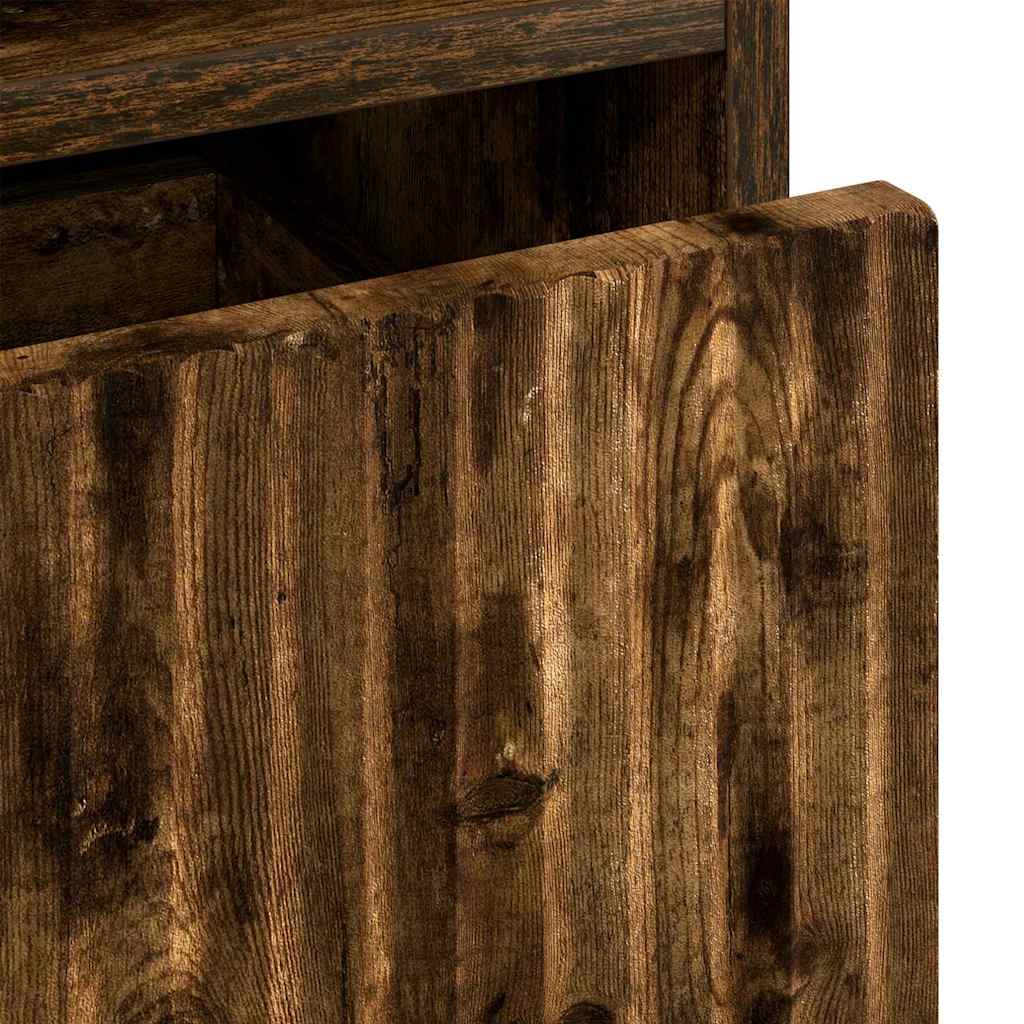 Nachttisch Räuchereiche 49 x 36 x 61 cm Holzwerkstoff
