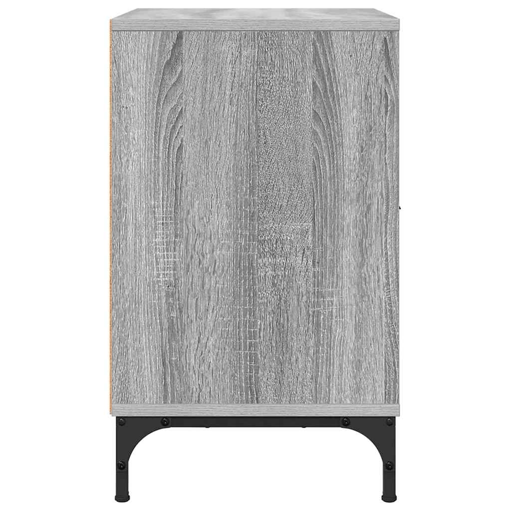 Nachttisch 2 pcs Grau Sonoma 49 x 36 x 61 cm Holzwerkstoff