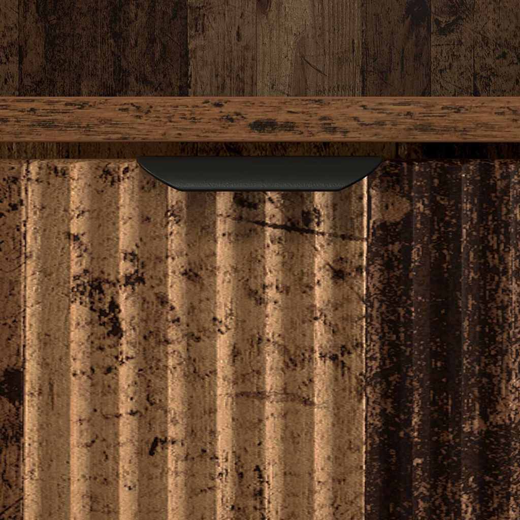 Nachttisch mit Schubladen Altholz 49 x 36 x 61 cm Holzwerkstoff