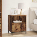 Nachttisch mit Schubladen Altholz 49 x 36 x 61 cm Holzwerkstoff