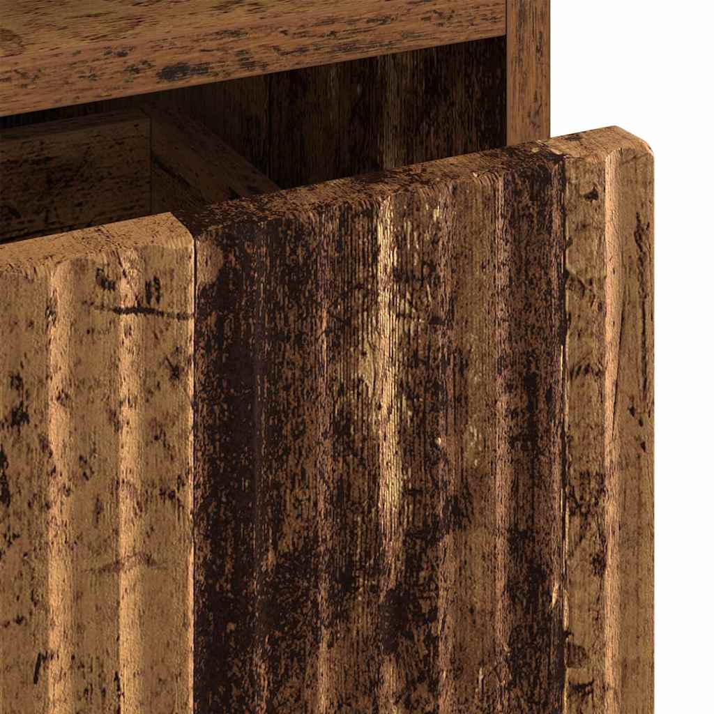 Nachttisch 2 pcs Altholz 49 x 36 x 61 cm Holzwerkstoff