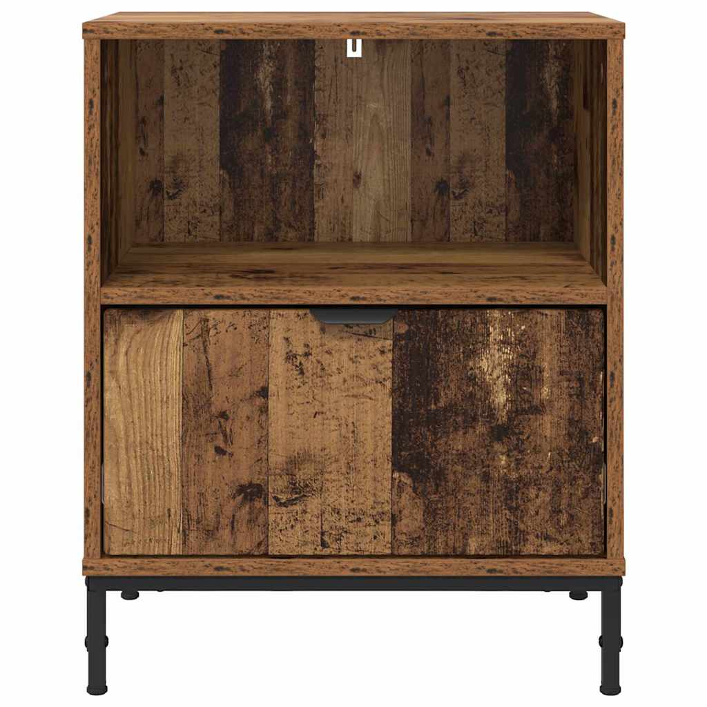 Nachttisch 2 pcs Altholz 49 x 36 x 61 cm Holzwerkstoff