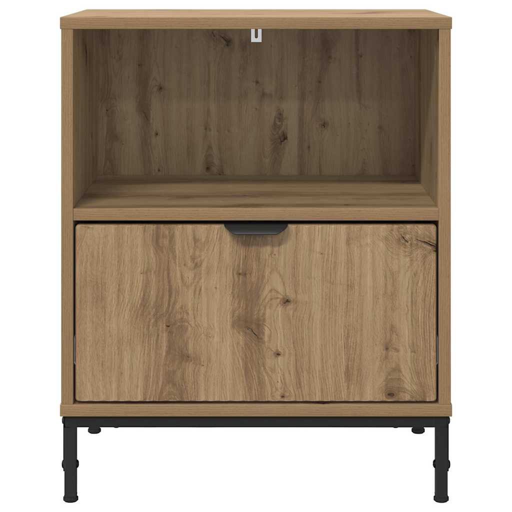 Nachttisch 2 pcs Artisan-Eiche 49 x 36 x 61 cm Holzwerkstoff