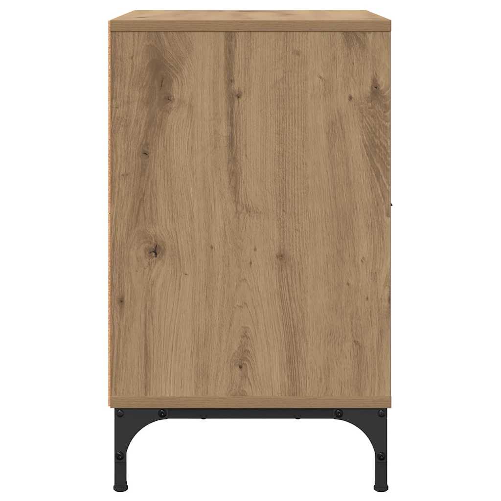 Nachttisch 2 pcs Artisan-Eiche 49 x 36 x 61 cm Holzwerkstoff