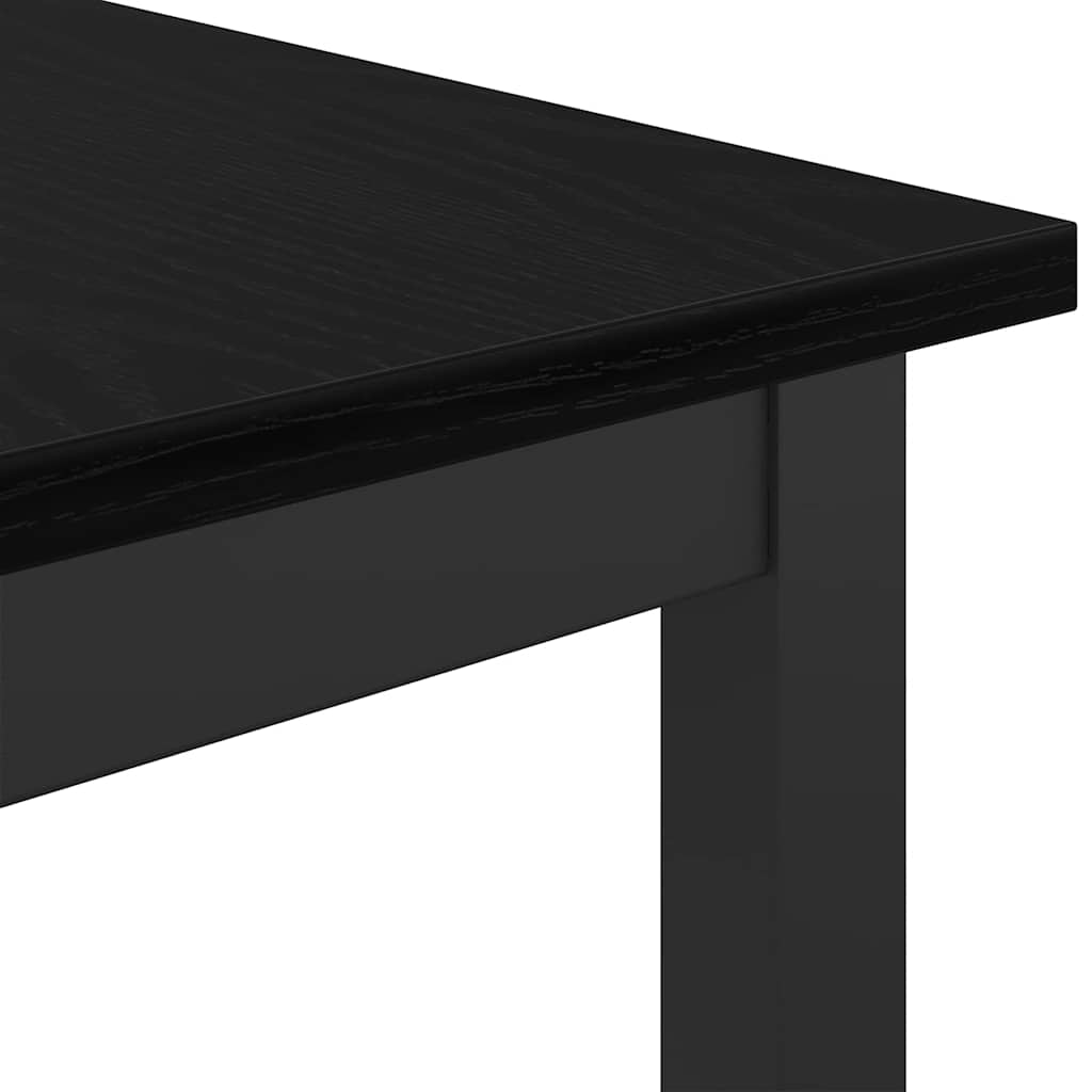 Tisch Schwarz Eichen-Optik 100 x 50 x 90,5 cm