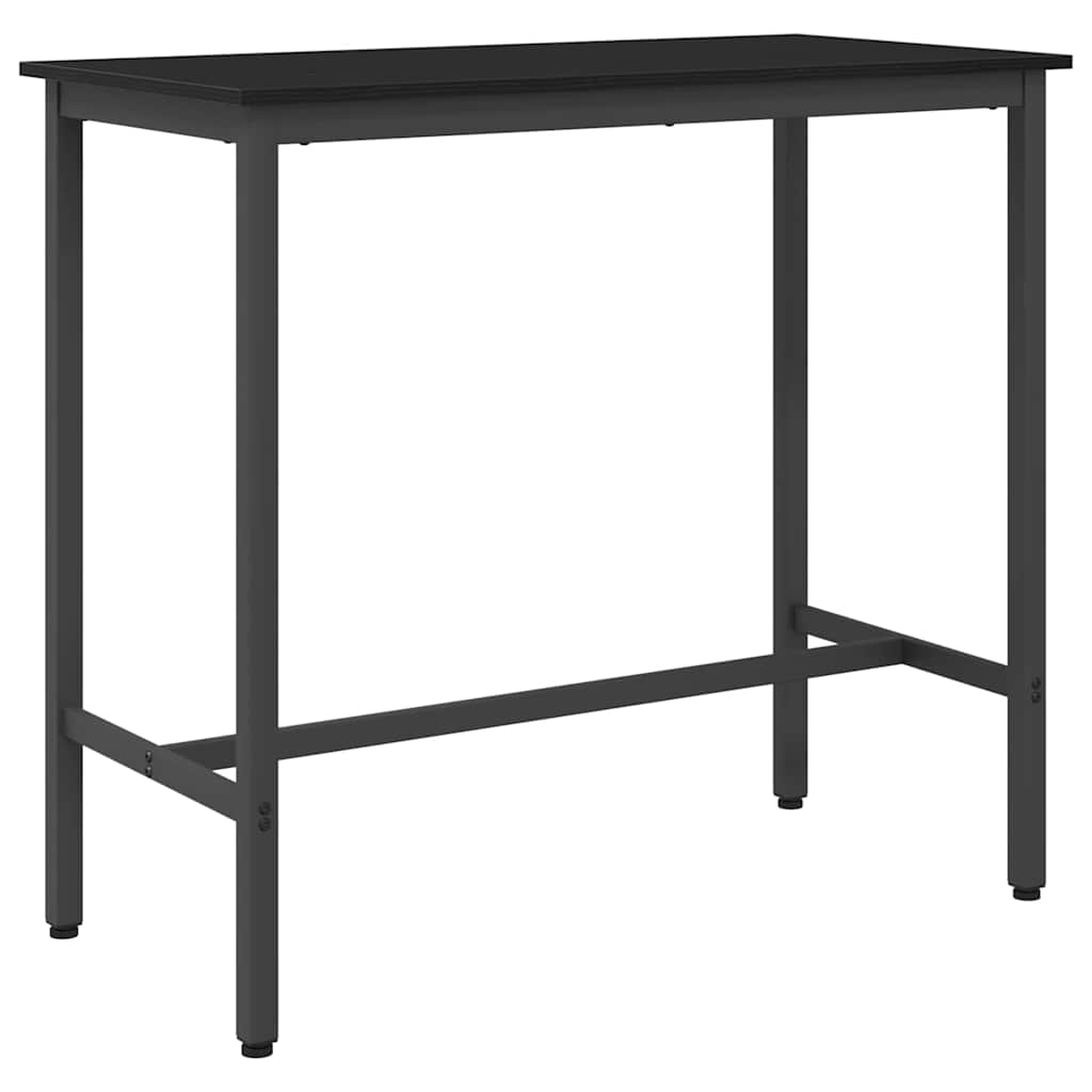 Tisch Schwarz Eichen-Optik 100 x 50 x 90,5 cm