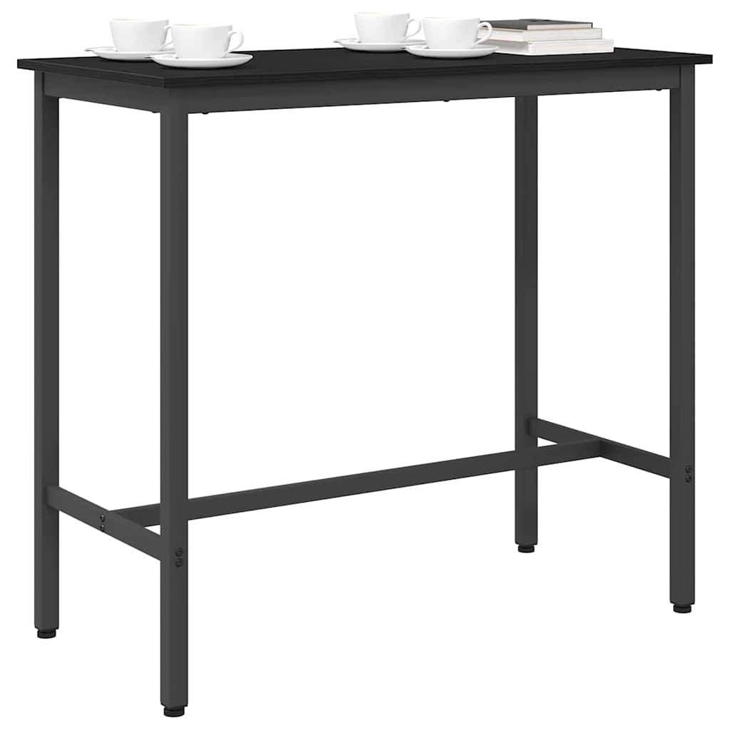 Tisch Schwarz Eichen-Optik 100 x 50 x 90,5 cm