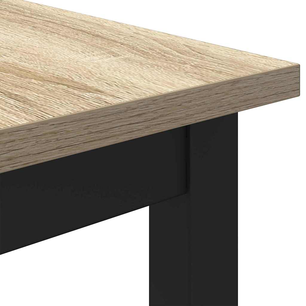 Tisch Sonoma-Eiche 100 x 50 x 76,5 cm Ingenieure Holz und Stahl