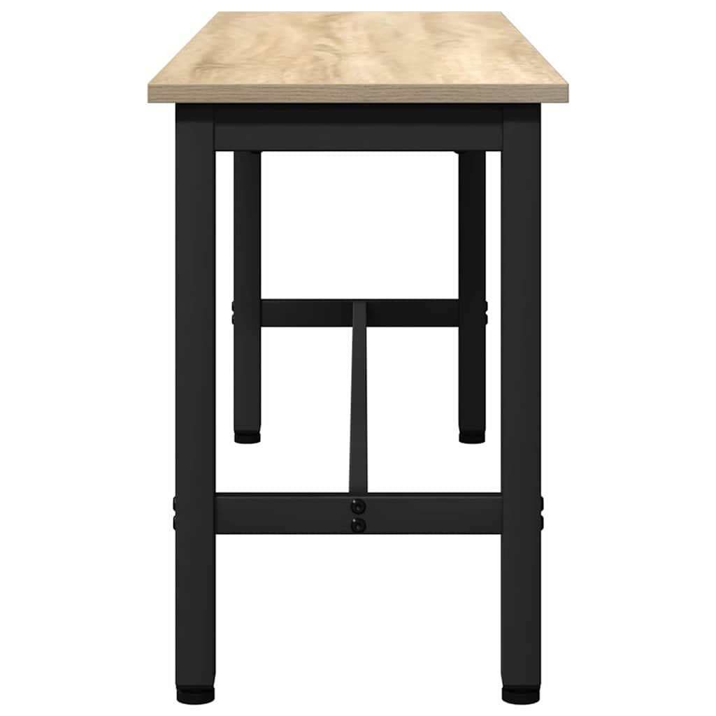 Esstischbank 2 pcs Sonoma-Eiche 100 x 32,5 x 48,5 cm