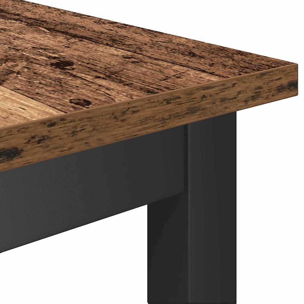 Esstischbank 2 pcs Altholz 100 x 32,5 x 48,5 cm