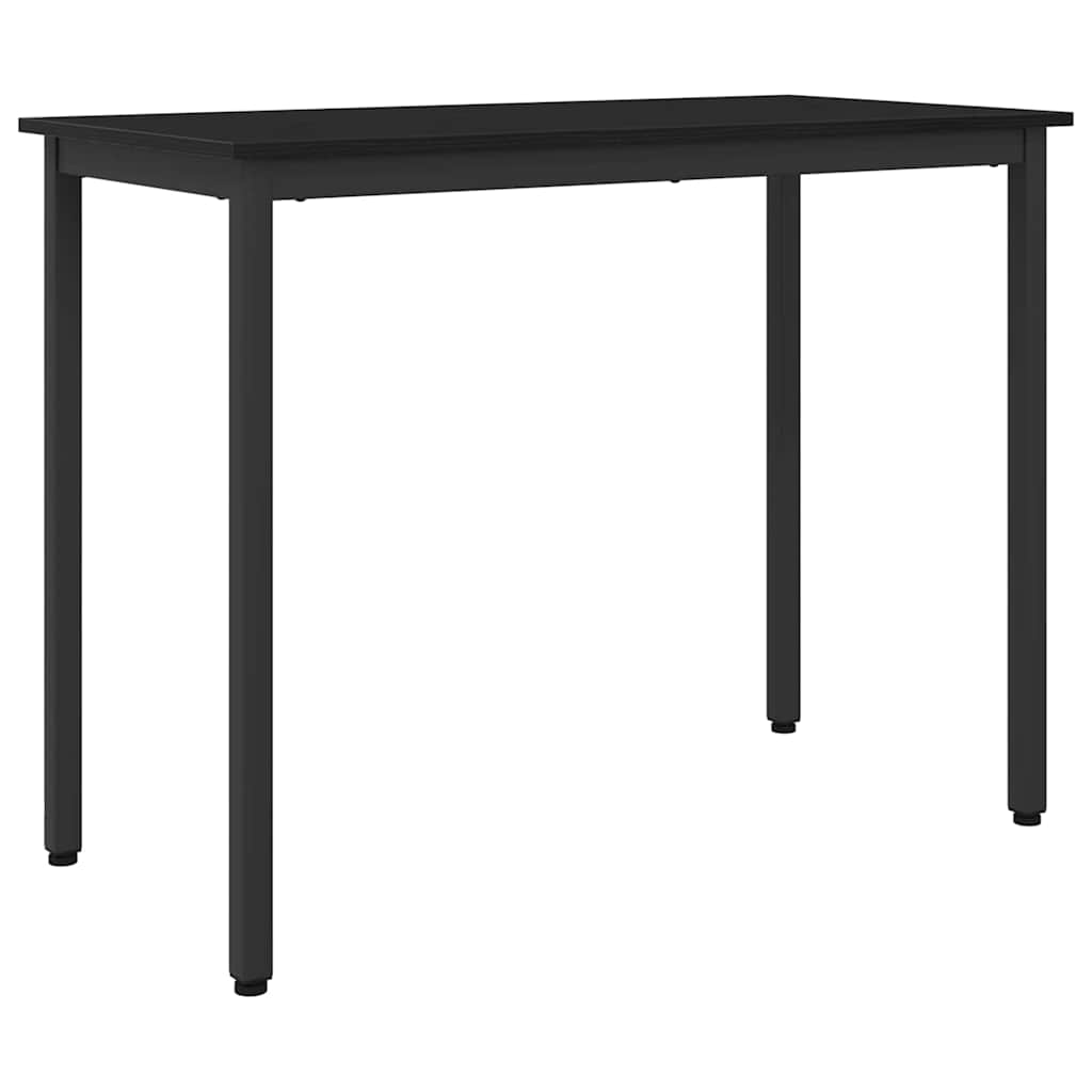 Tisch Schwarz Eichen-Optik 100 x 50 x 76,5 cm