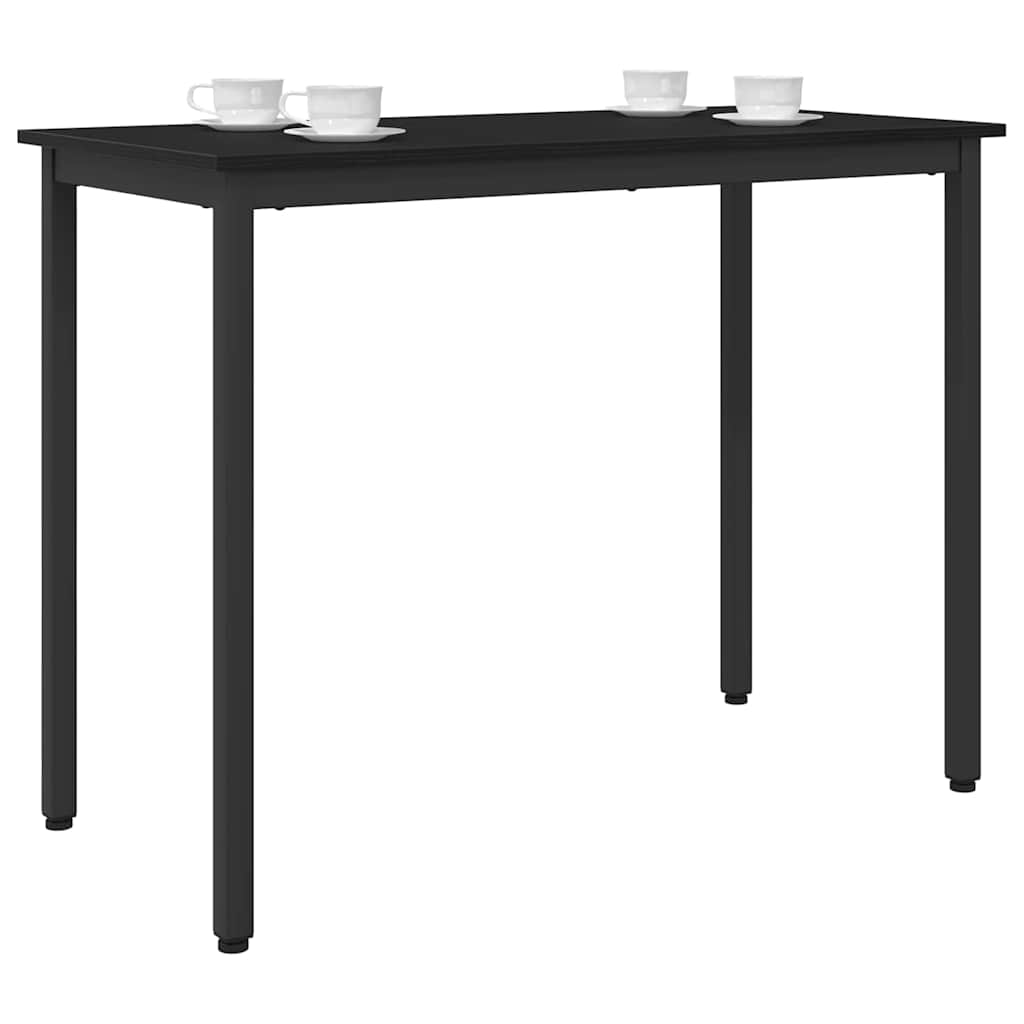 Tisch Schwarz Eichen-Optik 100 x 50 x 76,5 cm