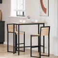 Tisch Natur 100 x 40 x 101 cm Ingenieure Holz und Stahl