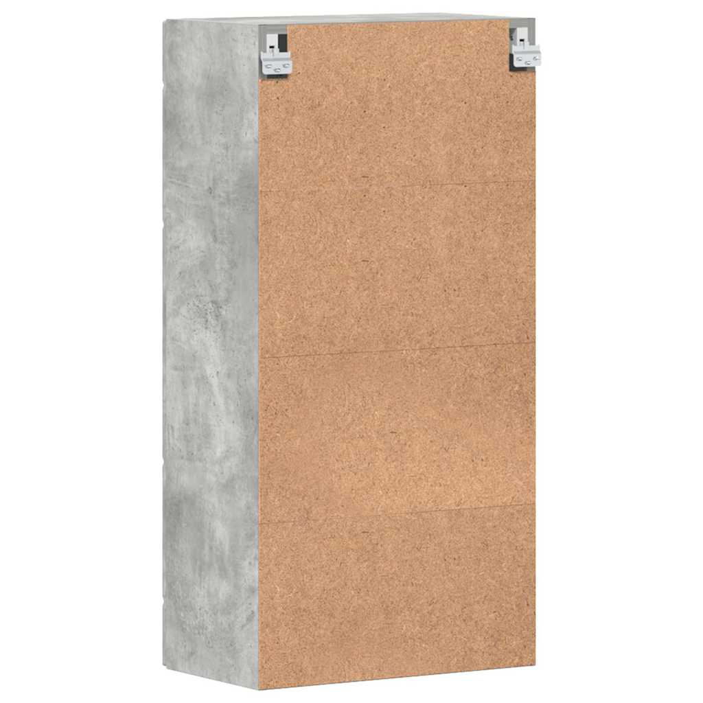 Holzschrank Beton Grau 50 x 29 x 100 cm Holzwerkstoff