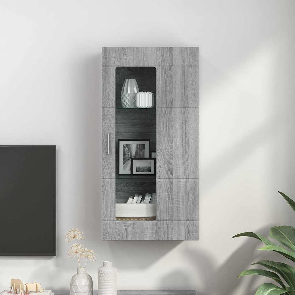 Holzschrank Graues Sonoma 50 x 29 x 100 cm Holzwerkstoff
