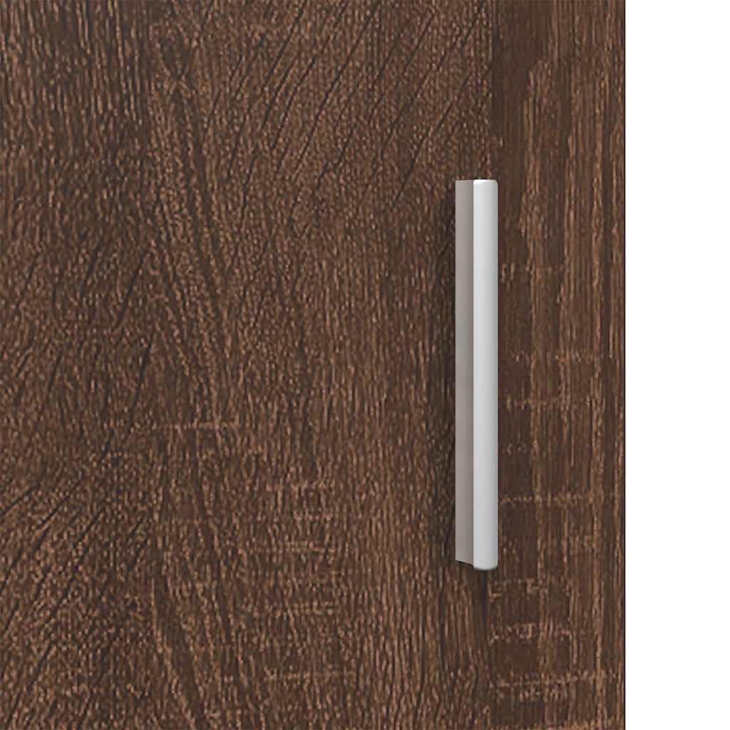 Holzschrank Braun Eichen-Optik 50 x 29 x 100 cm Holzwerkstoff