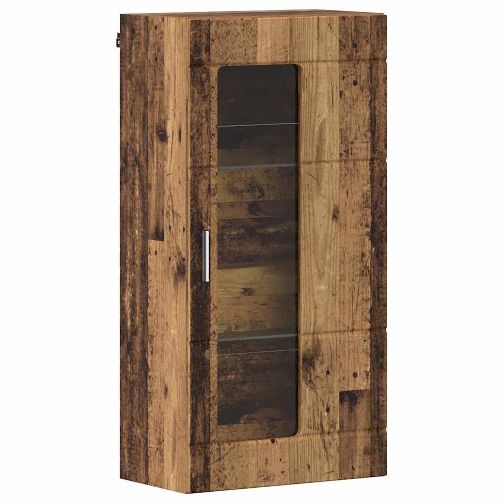 Holzschrank mit Speicher Altholz 50 x 29 x 100 cm Holzwerkstoff