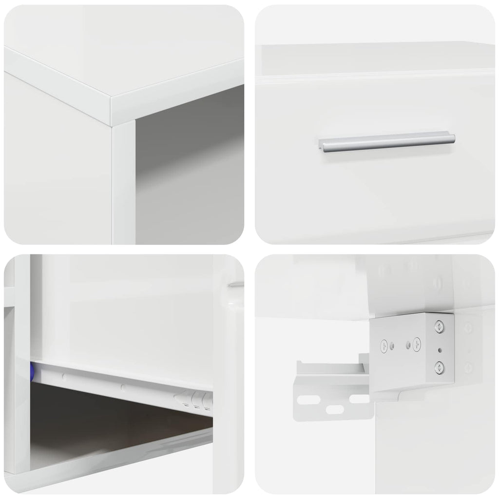 Holzschrank Beton Grau 150 x 39 x 30 cm Holzwerkstoff